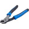 imageKlein Tools J200048 Pliers Made in USA Diagonal Cutting Pliers with Angled Head HeavyDuty to Cut ACSR Screws Nails and most Hardened Wire 8Inch8Inch
