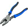 imageKlein Tools J20009NECRTP Side Cutter Linemans Pliers Made in USA with Tape Pulling and Wire Crimping High Leverage 9InchCuts  FT Pulling