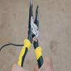 imageKlein Tools J2078CR Needle Nose Pliers Made in USA AllPurpose Linesman Pliers for Crimping Looping Cutting Stripping Crimping ShearingCrimper