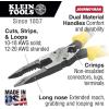 imageKlein Tools J2078CR Needle Nose Pliers Made in USA AllPurpose Linesman Pliers for Crimping Looping Cutting Stripping Crimping ShearingCrimper