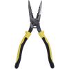 imageKlein Tools J2078CR Needle Nose Pliers Made in USA AllPurpose Linesman Pliers for Crimping Looping Cutting Stripping Crimping ShearingSpring Loaded