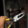 imageKlein Tools J2078CR Needle Nose Pliers Made in USA AllPurpose Linesman Pliers for Crimping Looping Cutting Stripping Crimping ShearingSpring Loaded