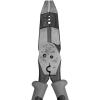 imageKlein Tools J2159CRTP Side Cutting Pliers Made in USA 9Inch Journeyman High Leverage Hybrid Pliers with Crimper Fish Tape Puller and Wire Stripper8Inch