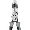 imageKlein Tools J2159CRTP Side Cutting Pliers Made in USA 9Inch Journeyman High Leverage Hybrid Pliers with Crimper Fish Tape Puller and Wire Stripper9Inch with Tape Puller