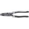 imageKlein Tools J2159CRTP Side Cutting Pliers Made in USA 9Inch Journeyman High Leverage Hybrid Pliers with Crimper Fish Tape Puller and Wire Stripper9Inch with Tape Puller