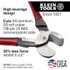 imageKlein Tools J63225N Cable Cutter Made in USA Journeyman HighLeverage Wire Cutter and Stripper for Cutting Aluminum Soft Copper and Communications CableStandard Cutter