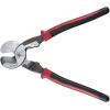 imageKlein Tools J63225N Cable Cutter Made in USA Journeyman HighLeverage Wire Cutter and Stripper for Cutting Aluminum Soft Copper and Communications CableCutter  Stripper