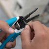 imageKlein Tools K11095 KleinKurve Wire Stripper and Cutter Made in USA for 818 AWG Solid and 1020 AWG Stranded WireCutter