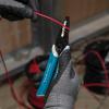 imageKlein Tools K11095 KleinKurve Wire Stripper and Cutter Made in USA for 818 AWG Solid and 1020 AWG Stranded WireCutter