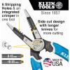 imageKlein Tools K12065CR Wire Stripper  Cutter  Crimper Tool Made in USA for Cutting Stripping Crimping Twisting 818 AWG solid 1020 AWG strandedCrimping Pliers