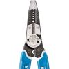 imageKlein Tools K12065CR Wire Stripper  Cutter  Crimper Tool Made in USA for Cutting Stripping Crimping Twisting 818 AWG solid 1020 AWG strandedCrimping Pliers