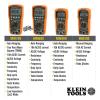 imageKlein Tools MM700 Multimeter Electrical Tester is Auto Ranging for ACDC LoZ Temp Capacitance Resistance Frequency and More 1000VTRMSLow Impedance