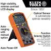 imageKlein Tools MM700 Multimeter Electrical Tester is Auto Ranging for ACDC LoZ Temp Capacitance Resistance Frequency and More 1000VwReverse Contrast Display