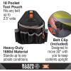 imageKlein Tools MODbox Tool Pouch Electrician Bag Quickly Attach and Release from Tool Belts and MODBox Rail System18Pocket Pouch
