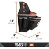 imageKlein Tools MODbox Tool Pouch Electrician Bag Quickly Attach and Release from Tool Belts and MODBox Rail System9Pocket Pouch