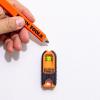 imageKlein Tools MSF100 Magnetic Stud Finder and Level Compact Wood and Metal Detector with Bubble Vial for Accurate Markings Felt Pad BackingPack of Two