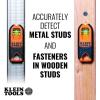 imageKlein Tools MSF100 Magnetic Stud Finder and Level Compact Wood and Metal Detector with Bubble Vial for Accurate Markings Felt Pad BackingPack of Two