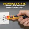 imageKlein Tools NCVT1XT Voltage Tester NonContact Low Voltage Test Pen 70V to 1000V AC Durable IP67 Tester is Dustproof and Waterproof