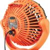 imageKlein Tools PJSFM1 Cordless Rechargeable Fan with USBC Charging Cord and Multiple Mounting Options Perfect for the Jobsite7Inch
