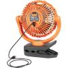 imageKlein Tools PJSFM1 Cordless Rechargeable Fan with USBC Charging Cord and Multiple Mounting Options Perfect for the Jobsite9Inch