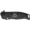 imageKlein Tools Pocket Knife Stainless Steel Hawkbill Blade for Cable Skinning and Line Work Bar Lock Orange Handle with Lanyard HoleBlack