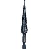 imageKlein Tools QRSTSPRO Premium 3Piece Electricians Step Bit Set with Cutting Oil Modular Case Impact Rated Quick Release Double Spiral FlutesQuick Release