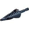 imageKlein Tools QRSTSPRO Premium 3Piece Electricians Step Bit Set with Cutting Oil Modular Case Impact Rated Quick Release Double Spiral FlutesQuick Release