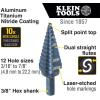 imageKlein Tools QRSTSPRO Premium 3Piece Electricians Step Bit Set with Cutting Oil Modular Case Impact Rated Quick Release Double Spiral FlutesStandard