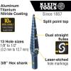 imageKlein Tools QRSTSPRO Premium 3Piece Electricians Step Bit Set with Cutting Oil Modular Case Impact Rated Quick Release Double Spiral FlutesStandard