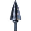imageKlein Tools QRSTSPRO Premium 3Piece Electricians Step Bit Set with Cutting Oil Modular Case Impact Rated Quick Release Double Spiral FlutesStandard