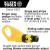 imageKlein Tools VDV001833 VDV ProTech Kit with Transport Case Cable Stripper Crimper Compression Connecters Cable Cutter DataTelephone PlugsTool Box  Prepare and Connect  Coax  RJ45  Twisted Pair