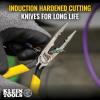 imageKlein Tools VDV026049 Crimping Long Nose Pliers With Curved Handles Grooved Jaws and Induction Hardened Steel