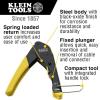 imageKlein Tools VDV211100 Crimper Extended Reach Coaxial Compression Connector for F BNC and RCA ConnectorsCompact Coax Compression Crimper  F
