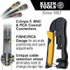 imageKlein Tools VDV211100 Crimper Extended Reach Coaxial Compression Connector for F BNC and RCA ConnectorsPremium Adjustable Compression Crimper  BNC  F  RCA