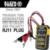 imageKlein Tools VDV500063 Wire Tracer Tone Generator Continuity Tester for Ethernet Internet Telephone Speaker Coax Video and Data Cables RJ45 RJ11 RJ12
