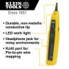 imageKlein Tools VDV500705 Wire Tracer Tone Generator and Probe Kit for Ethernet Internet Telephone Speaker Coax Video and Data Cables RJ45 RJ11 RJ12DEVICE