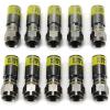 imageKlein Tools VDV812606 FConnector for RG66Q Coaxial Cable Universal Compression Connectors Male Professional Grade 10Pack10Pack