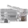 imageKlein Tools VDV826702 PassThru Modular Data Plug RJ45 CAT5E Gold Plated Pass Through Connectors 50Pack