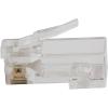 imageKlein Tools VDV826702 PassThru Modular Data Plug RJ45 CAT5E Gold Plated Pass Through Connectors 50Pack