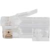 imageKlein Tools VDV826704 Modular Data Plug for CAT6A and Larger Diameter CAT6 Indoor or Outdoor Ethernet Cable 50 Pack50Pack