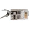 imageKlein Tools VDV826705 Modular Data Plug for CAT6A Shielded Cable and Larger Diameter CAT6 Indoor or Outdoor Ethernet Cable 50Pack100Pack