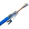 imageKlein Tools VDV826705 Modular Data Plug for CAT6A Shielded Cable and Larger Diameter CAT6 Indoor or Outdoor Ethernet Cable 50Pack100Pack