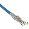 imageKlein Tools VDV826705 Modular Data Plug for CAT6A Shielded Cable and Larger Diameter CAT6 Indoor or Outdoor Ethernet Cable 50Pack50Pack