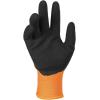 imageKlein Tools Winter Work Gloves Knit Dipped ANSI A1 Cut Resistant Gloves Sandy Latex Coated FleeceLined Touchscreen Capable