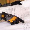 imageKlein Tools Work Gloves General Purpose Gloves Comfortable Suede Palm Touchscreen Capable Hook and Loop ClosureLarge
