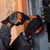 imageKlein Tools Work Gloves General Purpose Gloves Comfortable Suede Palm Touchscreen Capable Hook and Loop ClosureMedium