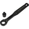imageKLEIN TOOLS 65408ADP KNECT M Pass Through Ratchet and 38Inch Socket Adapter Set 90Tooth Wrench for Extended Threaded Rods Compact and Comfortable Grip Traditional Socket CompatibilityS 14Inch