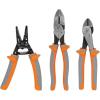 imageKlein Tools 11055RINS Insulated Klein Kurve Wire StripperCutter Made in USA 1000V Insulated Tool Cuts and Strips 1018 Solid and 1220 Stranded AWG Wire3Piece Kit