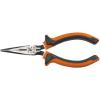imageKlein Tools 2038EINS Long Nose Side Cutter Insulated Pliers with Slim Induction Hardened Cutting Knives for Long Life 8Inch6Inch