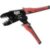 imageKlein Tools 3007CR Crimping Tool For Heat Shrink Connectors Ratcheting Terminal Crimper 10 to 22 AWG Stranded Copper Wire FullCycle 3Cavity